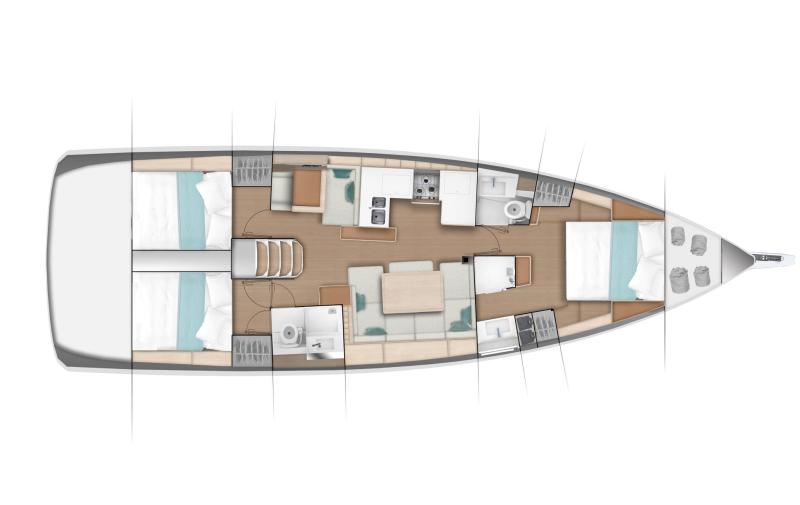 Sun Odyssey 490 │ Sun Odyssey of 14m │ Boat Sailboat Jeanneau  19774