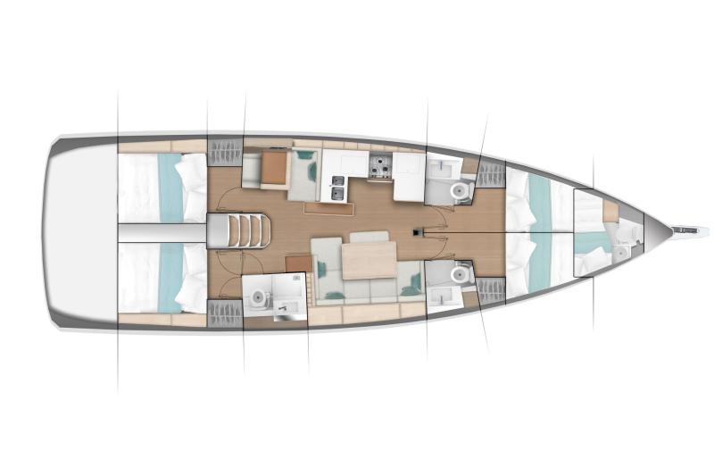 Sun Odyssey 490 │ Sun Odyssey of 14m │ Boat Sailboat Jeanneau  26946