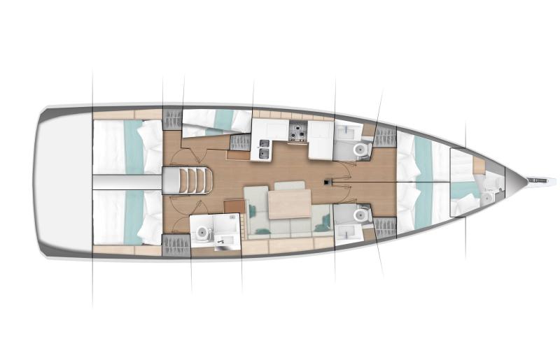 Sun Odyssey 490 │ Sun Odyssey of 14m │ Boat Sailboat Jeanneau  19771