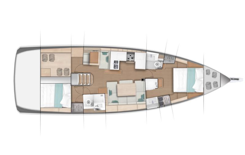 Sun Odyssey 490 │ Sun Odyssey of 14m │ Boat Sailboat Jeanneau  19773